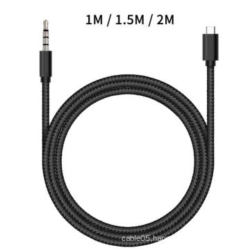 Type C to 3.5mm Aux Cable with Mic